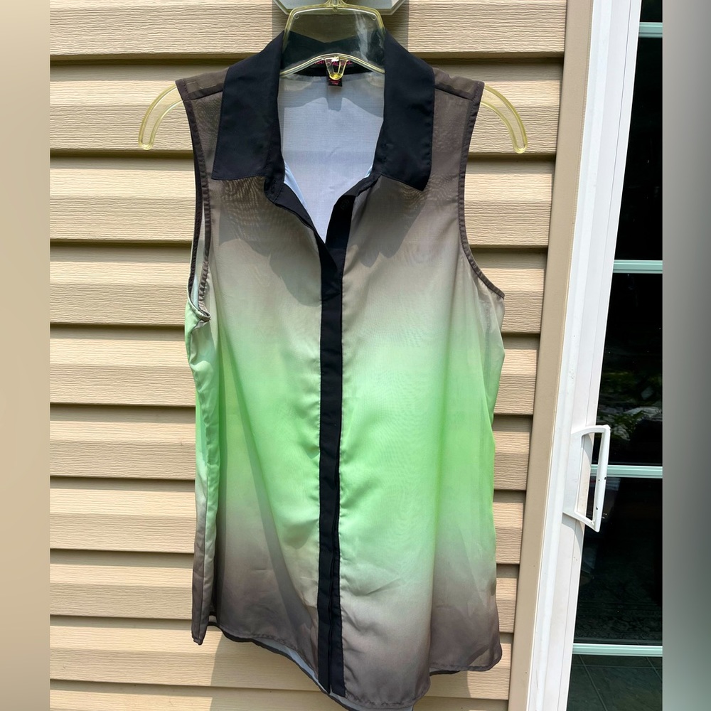Ombre Mint Green Top